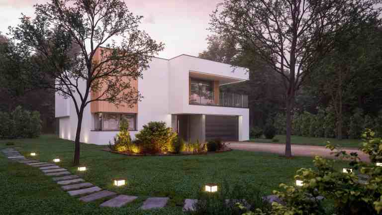 Landscape lighting with Lawn Panther Fuquay-Varina